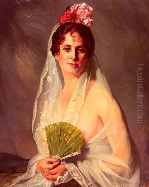 A Lady With A Fan - view 1