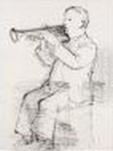 Joueur De Trompette by Raoul Dufy