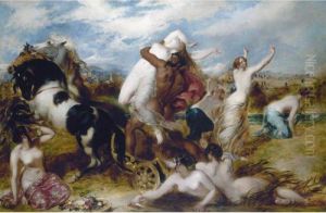 Pluto Carrying Off Proserpine by William Etty
