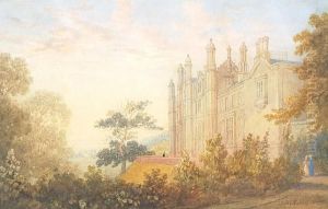Prestbury Priory by Anthony Vandyke Copley Fielding