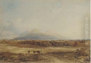 Droving Cattle by Anthony Vandyke Copley Fielding