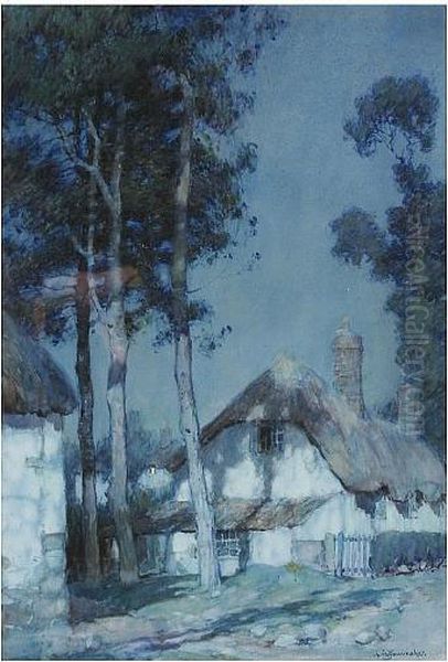 Moonlit Farmstead - view 1