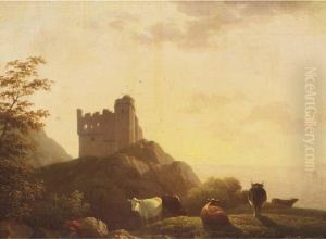Cattle In An Italianate Landscape