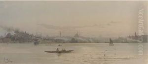 A Sweeping View Of Istanbul With The Topkapi Palace To The Left A Sweeping View Of Istanbul With The Topkapi Palace To The Left