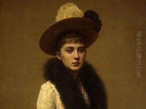 Portrait of Sonia [detail: 1] by Ignace Henri Jean Fantin-Latour
