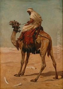 An Arab Scout by Frederick Goodall