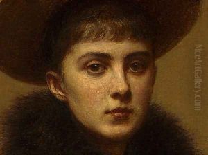 Portrait of Sonia [detail: 3] by Ignace Henri Jean Fantin-Latour