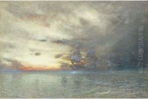 The Spirit Of The Storm by Albert Goodwin