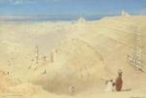 Cairo From The Mokattam Hills, Egypt by Albert Goodwin