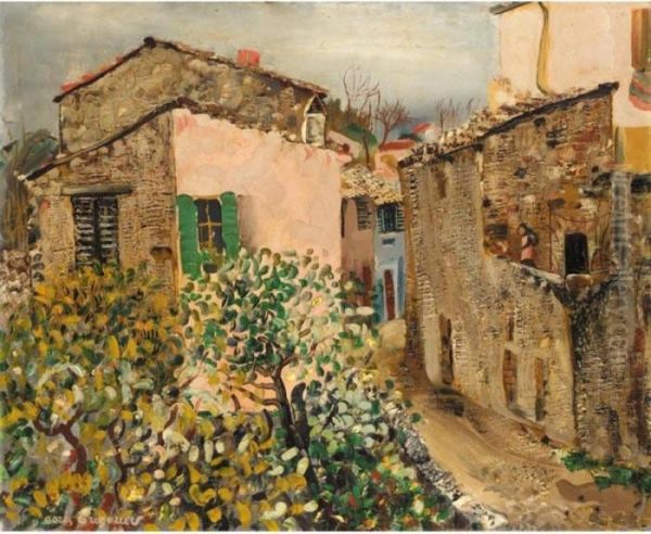 A Street In A Provincial French Town - view 1
