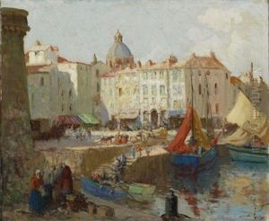Off To The Market, La Rochelle