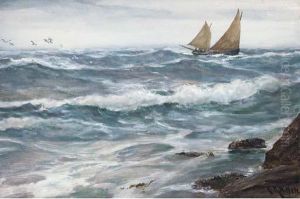The Rolling Sea by Charles Napier Hemy