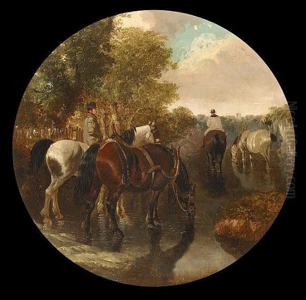 Watering The Horses - view 1