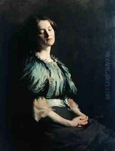 Portrait of a Girl Wearing a Green Dress, 1899