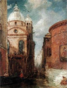 A Venetian Canal Scene