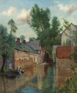 The Watermill by Henry John Yeend King