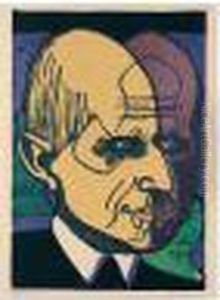 Kopf Dr Bauer (dube 633 Iib2) by Ernst Ludwig Kirchner