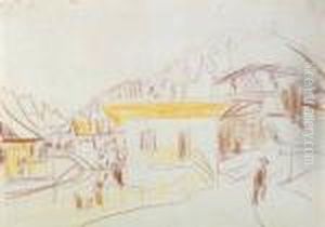 Gebirgsdorf Im Winter by Ernst Ludwig Kirchner