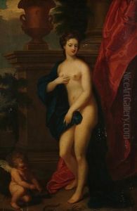Venus And Cupid by Sir Godfrey Kneller