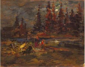 Fire On The River Bank