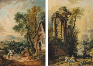 The Rest On The Flight Into Egypt; And Tobias And The Angel