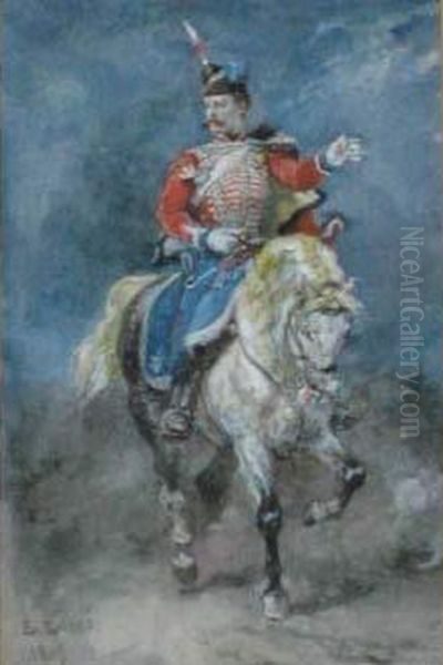Officier A Cheval - view 1