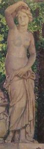 Statue dans le parc by Theo van Rysselberghe
