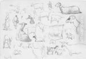 Studies Of Sheep And Herdsmen Studies Of Sheep And Herdsmen