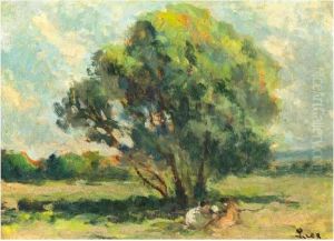 Mericourt, Le Repos Dans La Clairiere by Maximilien Luce