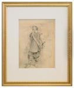 The Musketeer by Konstantin Egorovich Egorovich Makovsky