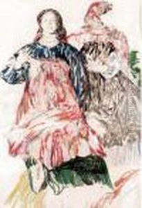 Two Russian Babas by Philippe Andreevitch Maliavine