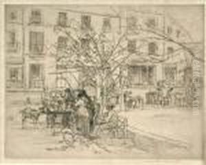 Street Vendors by Mortimer Luddington Mempes