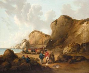 Inspecting The Catch by George Morland