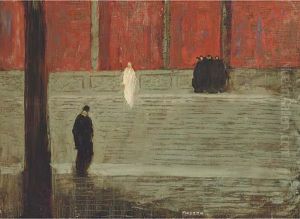 Christ Before Pilate by Thomas E. Mostyn
