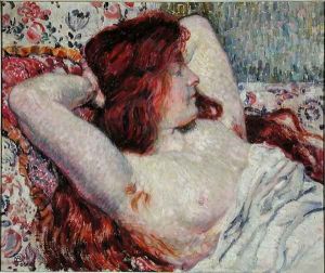 Woman with Red Hair, 1906 by Theo van Rysselberghe