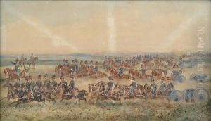 Royalhorse Artillery On Exercise by Orlando Norie