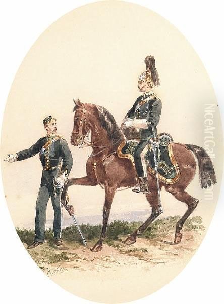Cavalry Officers - view 1