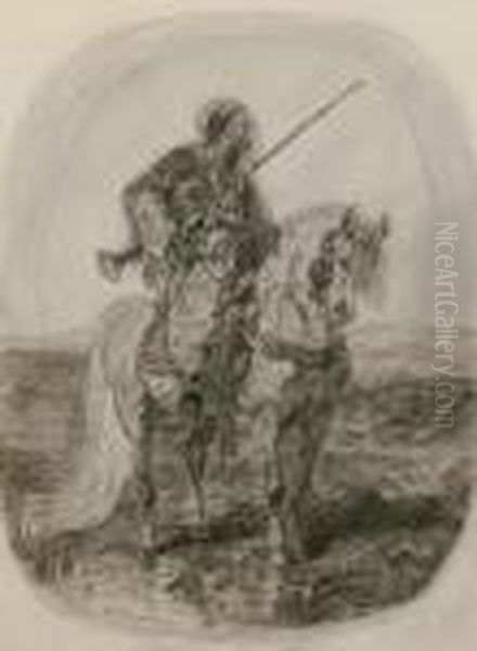 A Cossack On Horseback - view 1