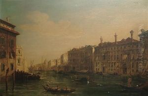 Gondola's On The Grand Canal, Venice