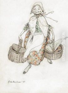 Hot Cross Buns by Arthur Rackham