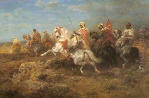 Arabian Patrol by Adolf Schreyer