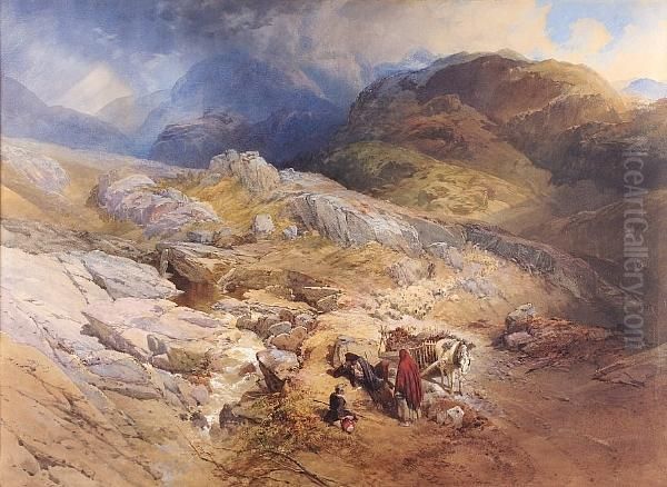 Scene In Glencoe, Argyll - view 1