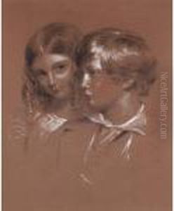 The Two Little Synnotts by George Richmond
