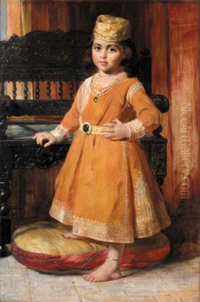 Portrait Of Prince Victor Albert, Eldest Son Of The Maharaja Duleep Singh - view 1