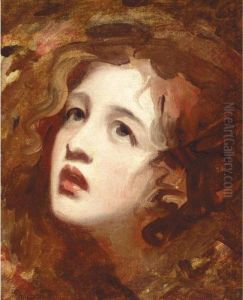 Portrait Of Emma Hamilton by George Romney