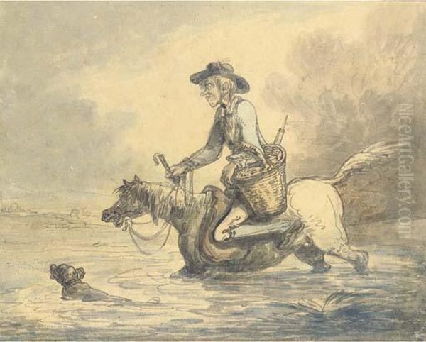The Quack Crossing A River - view 1