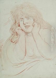 Study Of A Woman by Thomas Rowlandson