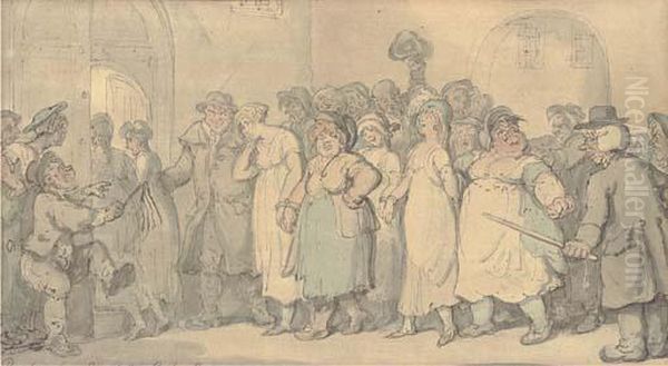 Procession From Bow Street To Bridewell - view 1