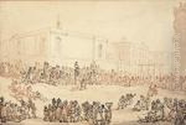 Execution At Newgate - view 1