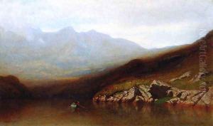 Boating in the Adirondacks by Alexander Helwig Wyant